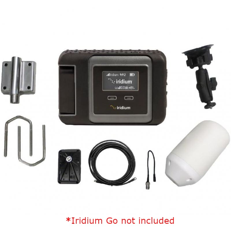 Fixed Installation Kit with External Antenna for Iridium Go 